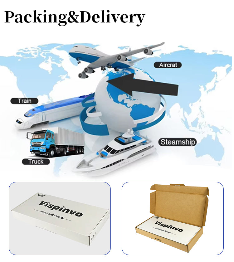 Vispinvo GOD TA-16 Training and Entertainment Carbon Fiber Pickleball Paddle Toray T700 USAPA Authenticated 16mm Thickness