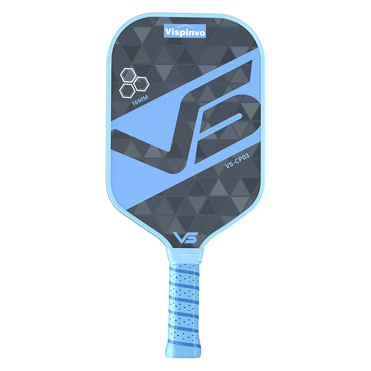 Vispinvo New Arrival Fiberglass 16mm standard racket thickness pickleball paddle
