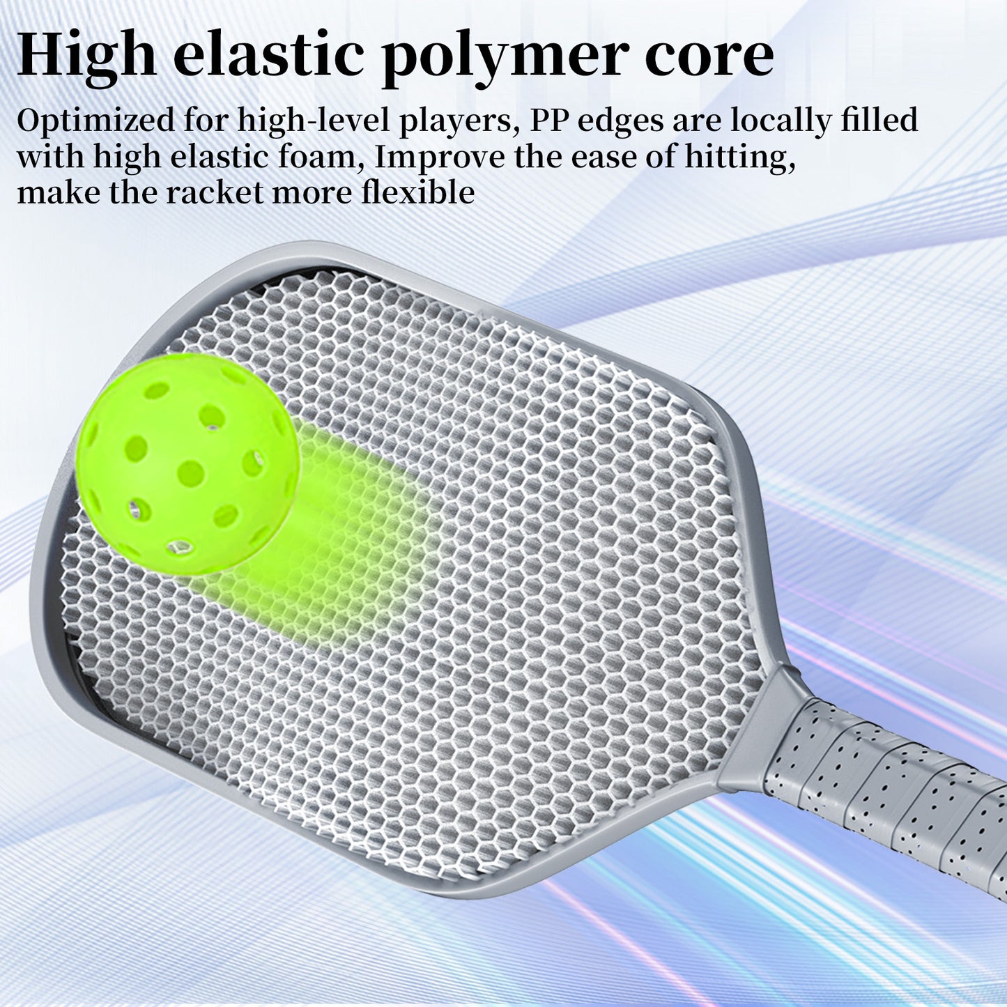 Kevlar Racket Raw Carbon Fiber T700 16MM Polypropylene Honeycomb Core Pickleball Paddle Designed for Control Spin & Consistency