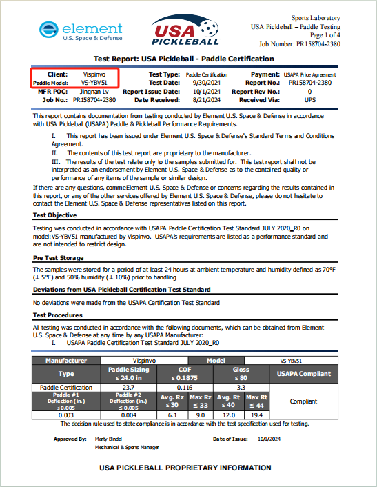 USAPA Approved High Quality Paddle, VISPINVO VS-YBV51 16MM Edgeless, 3K T700 Thermoformed Raw Carbon Fiber Pickleball Paddle, Foam Injected Edges for Expanded Sweet Spot