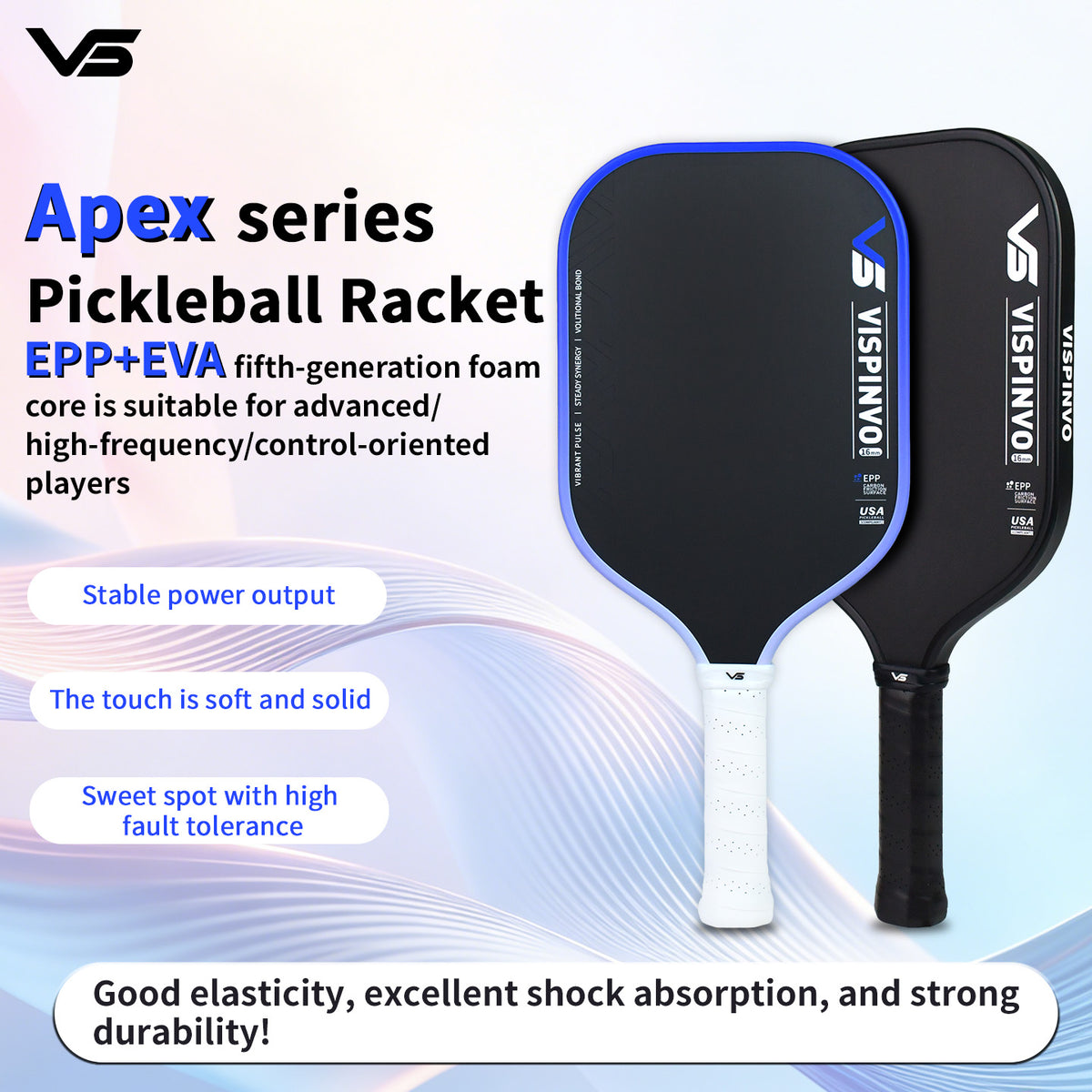 VSPINVO Apex Critical EPP 5th Generation T700 Carbon Fiber Pickleball Paddle