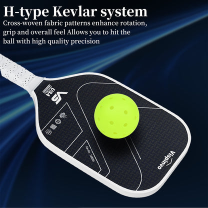 USAPA Approved Kevlar Hybrid Shape Thermoformed Foam Injected Pickleball Paddle 16MM With Power&Spin