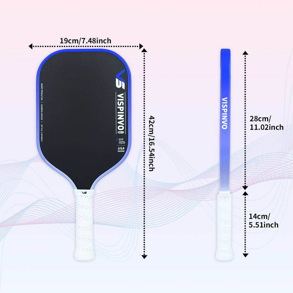 VSPINVO Apex Critical EPP 5th Generation T700 Carbon Fiber Pickleball Paddle