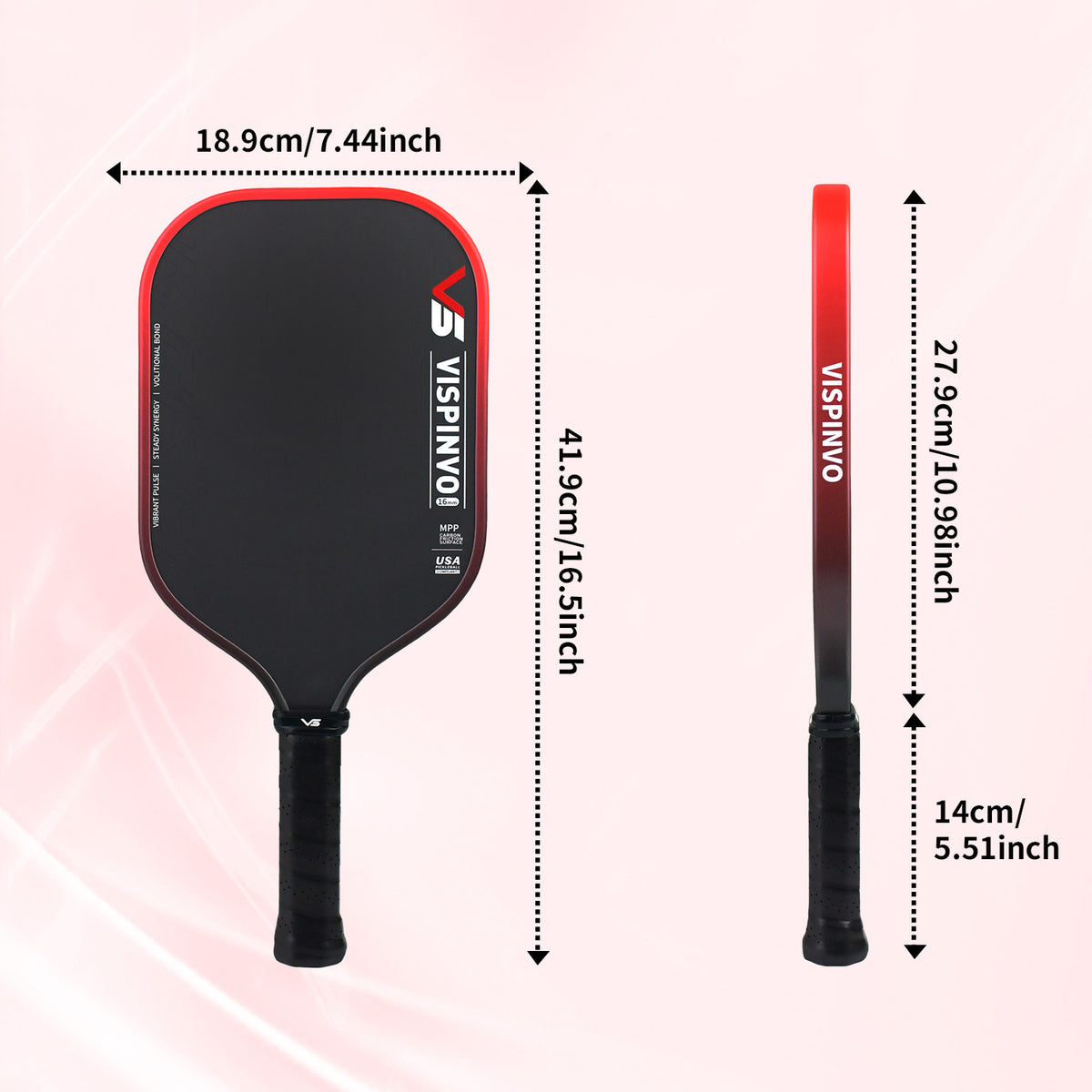 Apex Series/USAPA Certified Paddle/Quantum MPP/5th Generation Pickleball Paddle/Toray T700 Carbon Fibre/Hot Pressed Integrated/Microporous Core Double-Layer Foam/Fully Equipped Gift Set