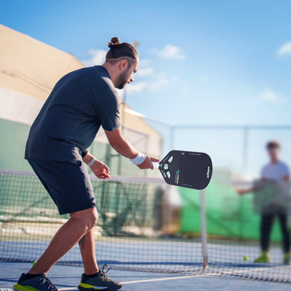 USAPA Approved, High Level VISPINVO VS-YBV34 Lightweight Pickleball Paddle Edgeless, 16MM T700 Thermoformed Raw Carbon Fiber Pickleball Paddle, Foam Injected Edges for Expanded Sweet Spot, Control and Balance