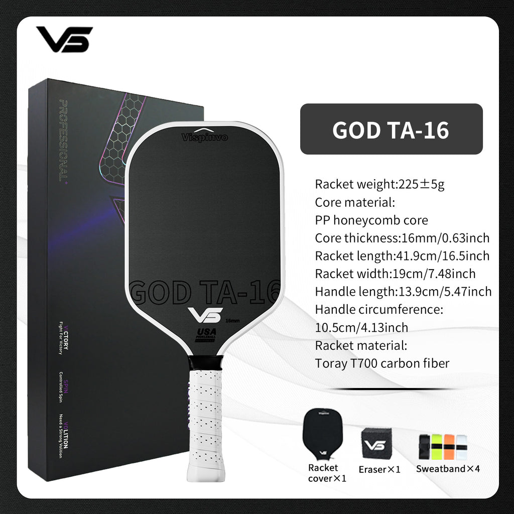 Vispinvo GOD TA-16   T700 Carbon USAPATournament Paddle